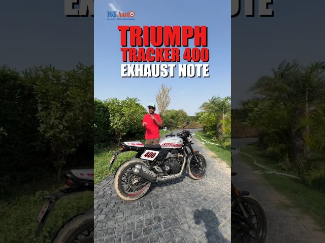 Triumph Tracker 400: Exhaust Note