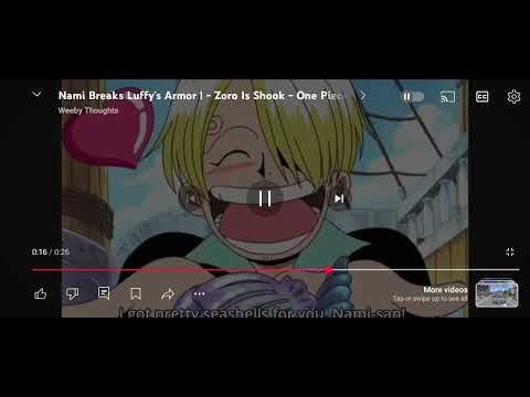 Nami Break Luffy's Armor Scene