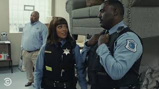 Streaming on: HBO Max
Watch if you like: Sherman's Showcase, Broad City, Key & Peele
Run: 3 Seasons (Canceled 😡)
South Side is centered around two friends/hustlers who work at a rent-to-own company on the South Side of Chicago, but what makes the show a standout is how far it gets from that premise. In fact, many of the episodes have little to do with it. Some of my favorites include an episode about a rent-to-own vigilante known as the Laughter, one about a city Alderman pursuing his dream of being a DJ, and even an episode about the life of an ottoman. It's this sort of zaniness that reminds me of Broad City episodes, like when Abbi reveals her alter-ego Val, except South Side gleefully goes a step further. The writers are completely unafraid to take the show places you'd never expect and then they take things past that.
Another wonderful part about this show is the big cast. No matter how small their role is, all of the characters bring something hilarious. My two favorites are the goofy cop Officer Goodnight and the city Alderman Allen Gayle (who are both played perfectly by two of the show creators, Diallo Riddle and Bashir Salahuddin). There are also some great guest stars, like Chance The Rapper, Ed Lover, and Kel Mitchell who add a lot more than just stunt casting. The show is so consistently funny with nonstop jokes, and I'm still so mad they canceled it. 