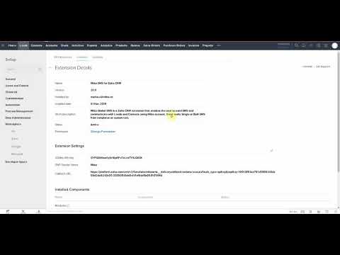 Mitto SMS Extension for Zoho CRM