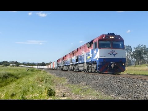 Fletchers Freight Service at Mumbil Level Crossing