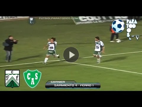Los goles de Sarmiento 4 Ferro 1. Fecha 8. Torneo Primera B Nacional. Fútbol Para Todos