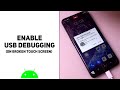 How to turn on USB Debugging with broken screen