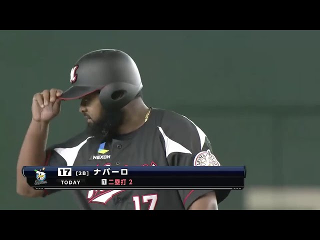 【1回表】マリーンズ・ナバーロ コンパクトに先制タイムリー!! 2016/6/27 H-M