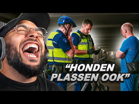 Schreeuwende Wildplasser Bij Handhaving..🤣