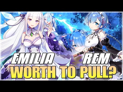 RE:ZERO COLLAB (EMILIA & REM & RAM ALL SKILLS) - WHO IS WORTH TO PULL?!! - Epic Seven