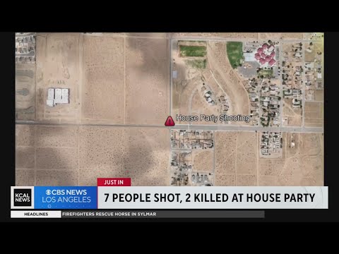 5 people wounded, 2 killed at Adelanto house party