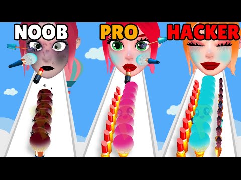 NOOB vs PRO vs HACKER in MakeupKit Runner