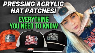 Complete Guide To Pressing Laser Cut Acrylic Hat Patches