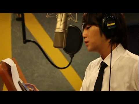 Jang Keun Suk recording Love Rain in Recording Room LOVE RAIN OST