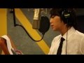 Jang Keun Suk recording Love Rain in Recording ...