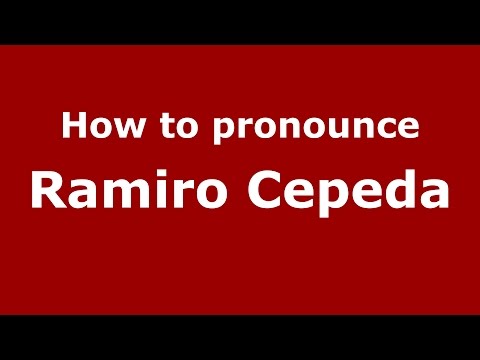 How to pronounce Ramiro Cepeda (Spanish/Argentina) - PronounceNames.com