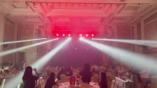 The latest banquet lighting show design 2025