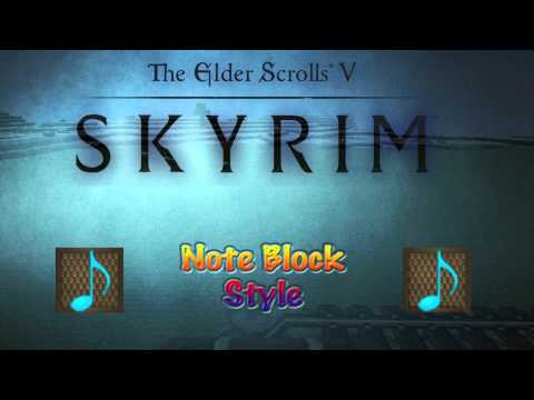 Minecraft Note Blocks: Skyrim Theme (Download Inc.)