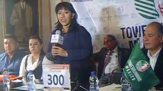 ALCALDESA  ANABEL AVALOS ANUNCIA RUTA TOWERRUNNING