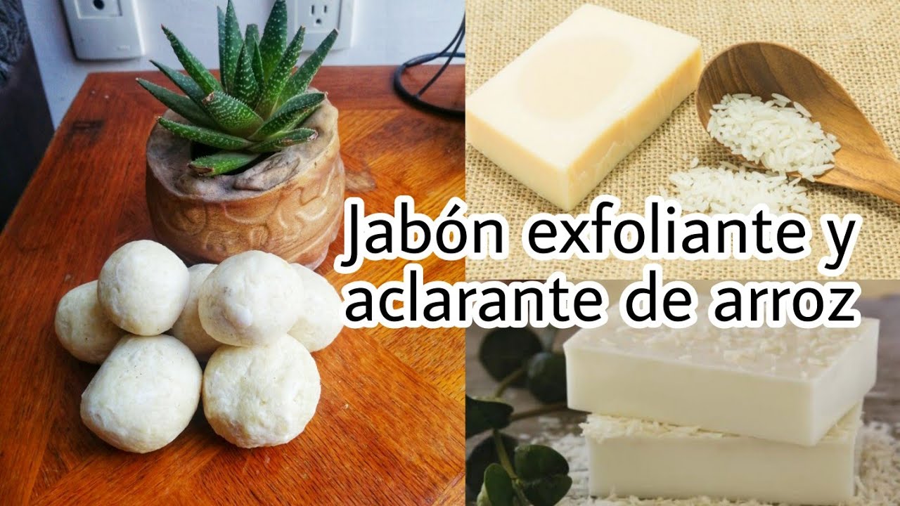 Watch Como hacer Jabones exfoliantes de arroz para aclarar tu rostro /jabón casero Now Como hacer Jabones exfoliantes de arroz para aclarar tu rostro /jabón casero