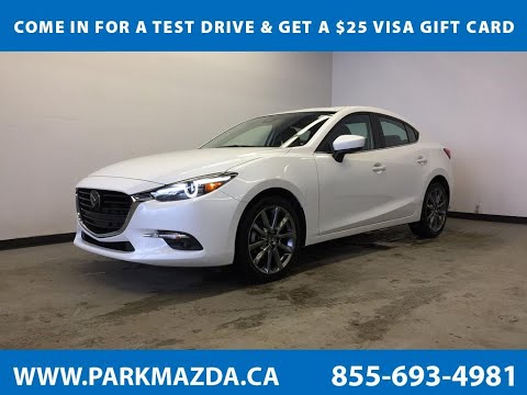 WHITE 2018 Mazda Mazda3  Review Sherwood Park Alberta - Park Mazda