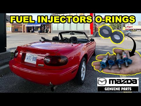 MAZDA MIATA MX5 FUEL INJECTOR SEAL KIT REPLACEMENT | PROJECT MIATA EP.9