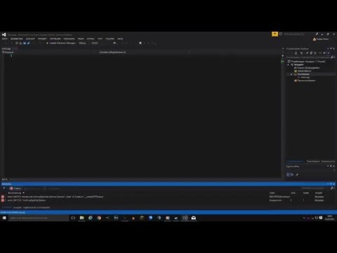 Wie man ein Projekt richtig erstellt! [VISUAL STUDIO]