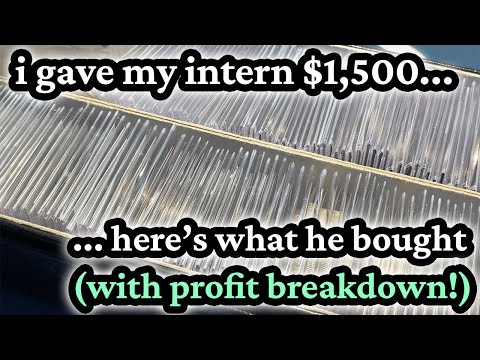 I Gave My Intern $1,500 To Buy Rare Coins - Unboxing & Recap (How Much $ He Made / Lost)