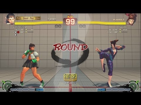 Juso (Sakura) vs Fujinken (Juri) - AE 2012 Match *1080p*