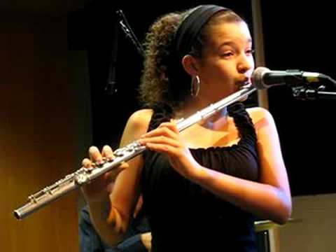 13- year old Elena Pinderhughes at the Berkeley Jazzschool, 6/13/08