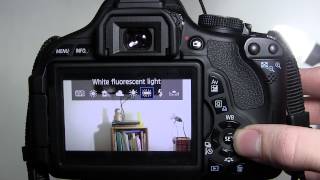 How to White Balance a Canon t3i