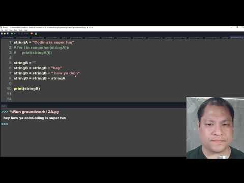 Python Level 1 Groundwork 12a String Manipulation
