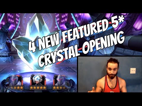 TWO NEW CHAMPS!!! 4x NEW Featured 5 Star Crystal Opening!!!