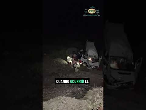 Nueve heridos tras caída de minivan a una pendiente en la vía Tacna–Tarata