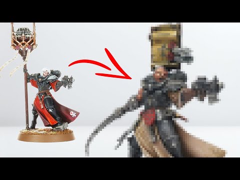 I kitbashed a CUSTOM SISTER OF BATTLE - The Order Of The Penitent Vow