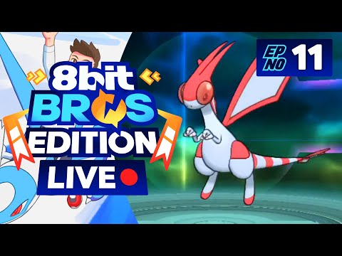 WHATS OUR MEGA?! - Pokemon 8 Bit Bros Edition LIVE Nuzlocke (3DS ORAS Rom Hack) EP11