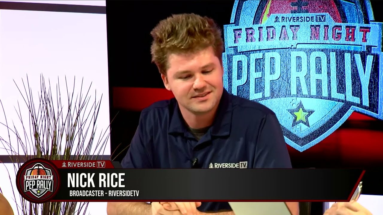 Friday Night "Pep Rally" recaps weekly Riverside High School Football