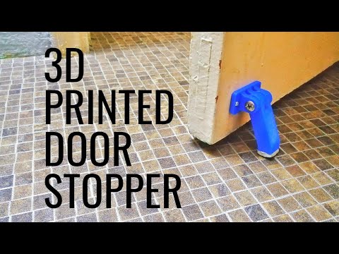 DIY 3D Printed Door Stop | Make A Door Stopper At Home