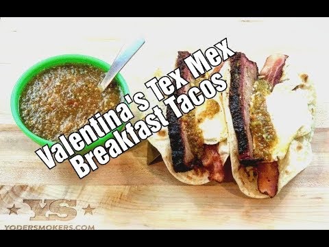 Homemade Valentina's Tex Mex BBQ The Real Deal Holyfield Breakfast Taco