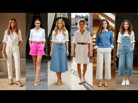 11 Looks Diferentes Com Uma Única Camisa Branca.