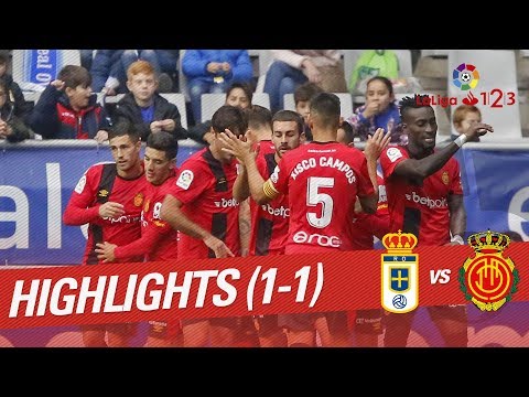 Resumen de Real Oviedo vs RCD Mallorca (1-1)