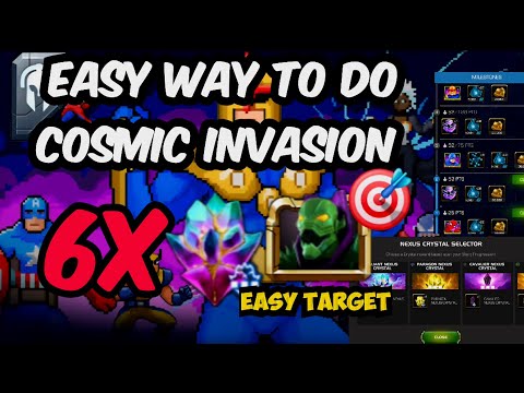 How to do Cosmic Invasion Easily - Easy Annihilus Duel Target id 🎯 - 6X Valiant Nexus Crystal