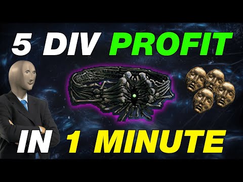 [POE 3.26] Profit 5 DIVINES in 1 MINUTE Craft! (best so far) - Path of Exile