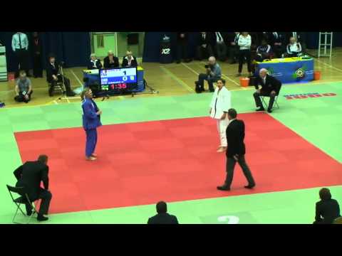 Gemma Gibbons takes on Marjorie Ulrich in the -78kg final at the 2012 London British Open