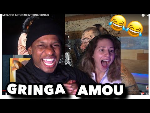 GRINGA REAGE A WHIDERSON NUNES “IMITANDO ARTISTAS INTERNACIONAIS” (MITOU)🇧🇷 😂😭