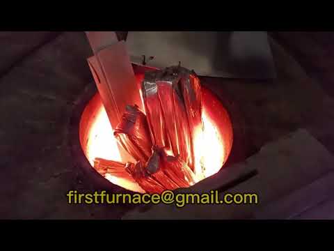 How fast is the melting speed of the 1T induction melting furnace?