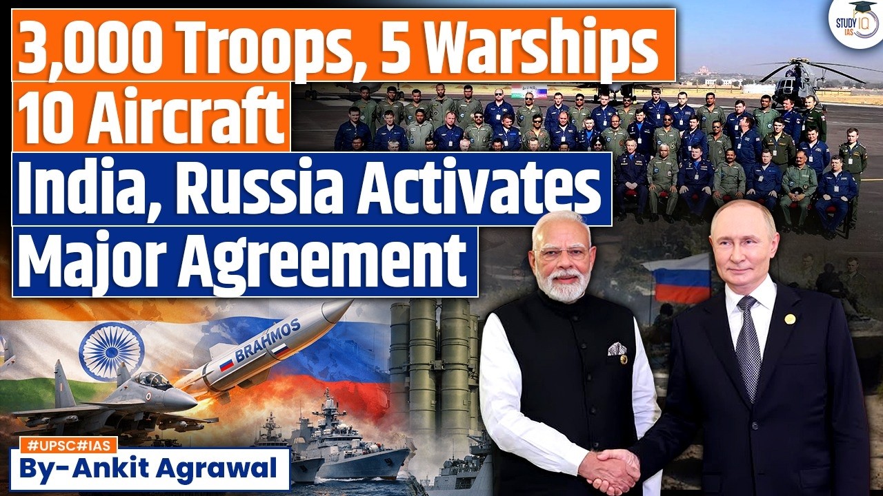 India Russia Activates Major Defence Agreement | Ankit Agrawal Study IQ
