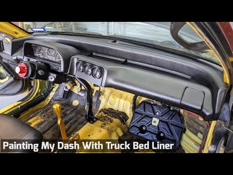 DIY Restoring & Painting Dashboard With Rustoleum Truck Bed Liner - Blockoff Plates EF CRX B16A