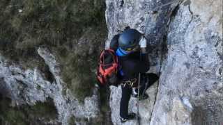 preview picture of video 'Ottenalm Direttissima Klettersteig'