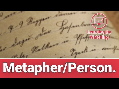 Metapher - Personifikation Unterschied - Erklärung!