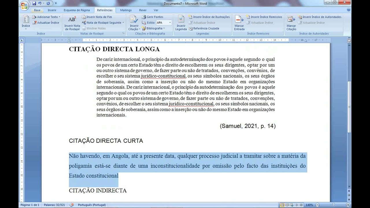 Como fazer citação no modelo APA... How to make citation on the APA system... MIC