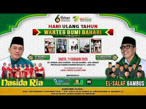 🔴 LIVE PENGAJIAN UMUM HUT WARTEG BUMI BAHARI KE 6 TAHUN || 7 FEBRUARI 2026, BANGSRI BULAKAMBA BREBES