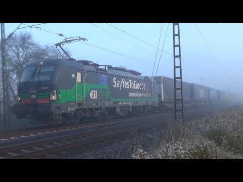 ELL/TXL "Say yes to Europe" 193 278 mit KLV auf der MWB