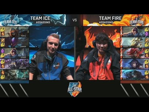 Ice (Jankos Khazix) VS Fire (Faker Khazix) Assassin Mode Highlights - 2016 All-Stars Day 3
